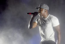 Picture of Dizzee Rascal at the opening night of Outlook festival by David Gasson