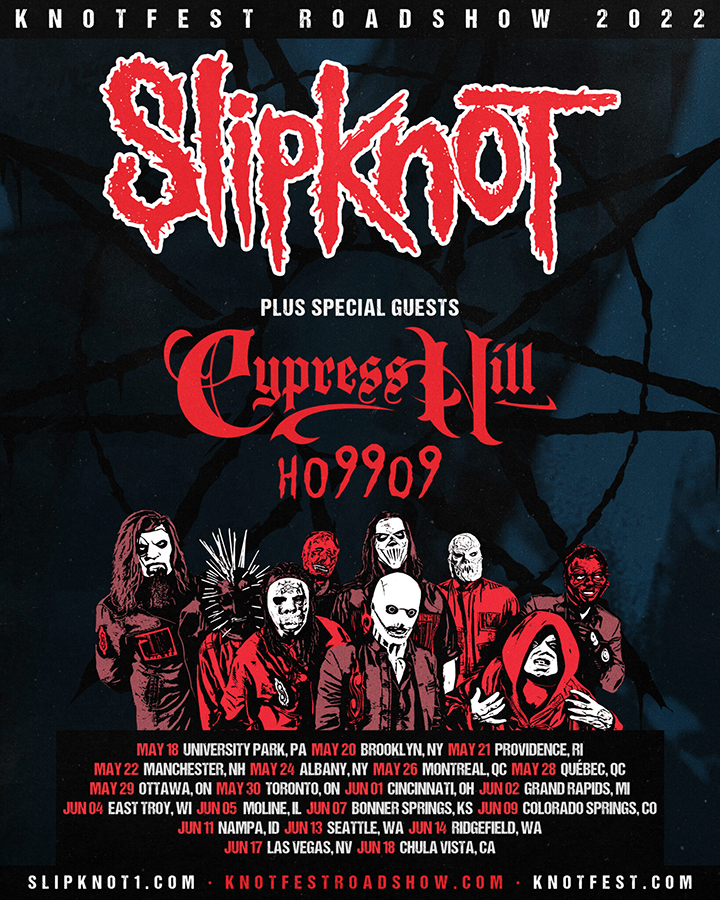 Picture of Slipknot in concert by TJ Gibson
