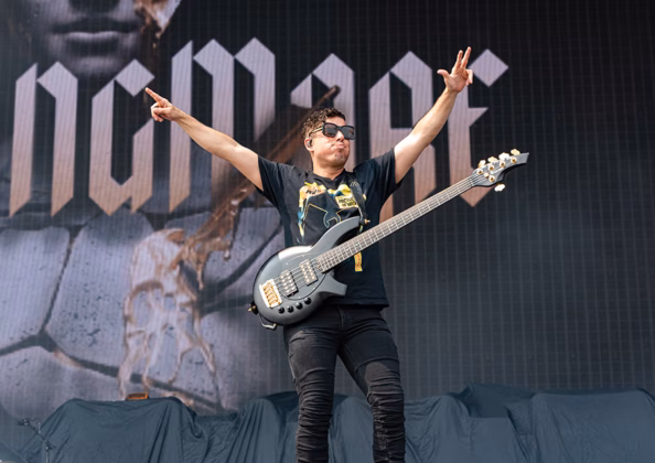 A picture of Nothing More in concert at Sweden Rock Festival taken by Lennart Håård