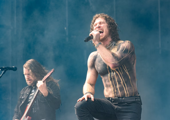 A picture of Nothing More in concert at Sweden Rock Festival taken by Lennart Håård