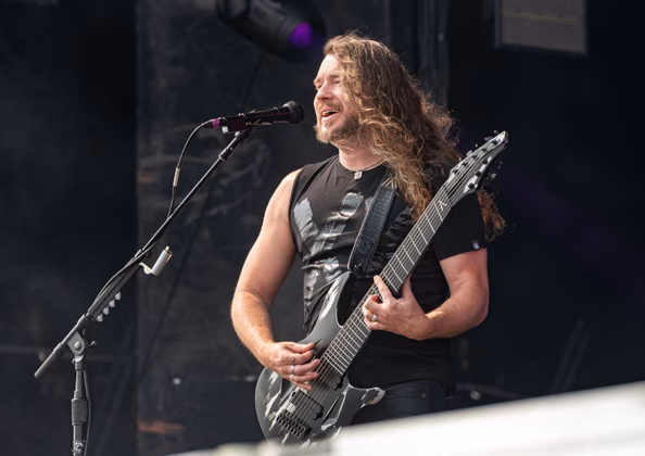 A picture of Nothing More in concert at Sweden Rock Festival taken by Lennart Håård