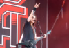 A picture of Crucified Barbara in concert at Sweden Rock Festival taken by Lennart Håård
