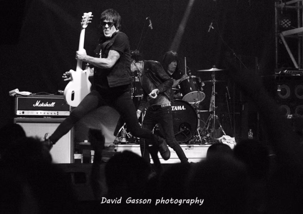 Picture of Marky Ramone's Blitzkrieg in concert taken by David Gasson