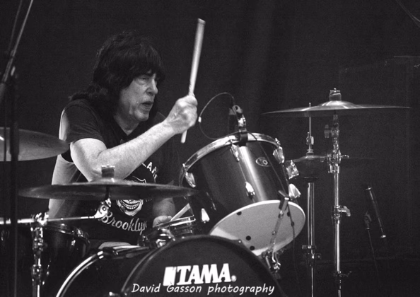 Picture of Marky Ramone's Blitzkrieg in concert taken by David Gasson