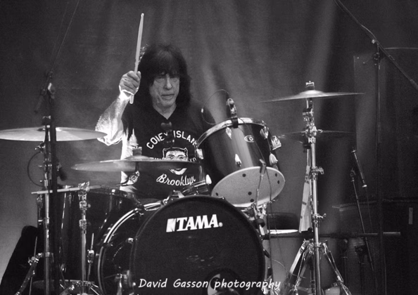 Picture of Marky Ramone's Blitzkrieg in concert taken by David Gasson