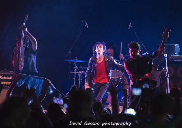 Picture of Marky Ramone's Blitzkrieg in concert taken by David Gasson