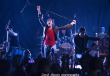 Picture of Marky Ramone's Blitzkrieg in concert taken by David Gasson