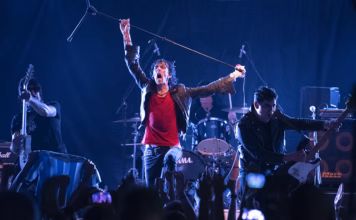Picture of Marky Ramone's Blitzkrieg in concert taken by David Gasson