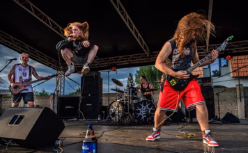 Picture of Gnoj in concert taken by Iuliana Pasca