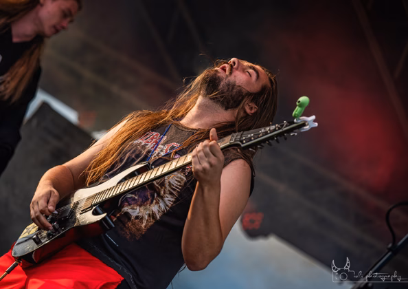 Picture of Gnoj in concert taken by Iuliana Pasca