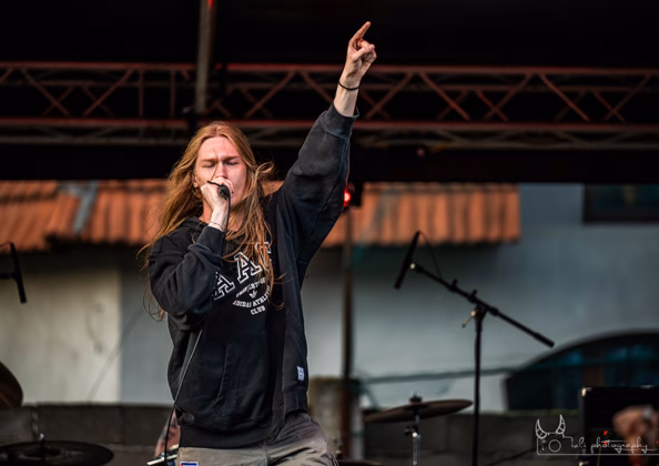 Picture of Gnoj in concert taken by Iuliana Pasca