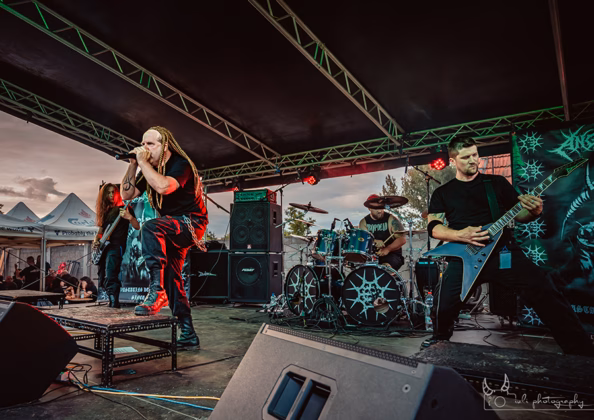 Picture of Angerseed in concert taken by Iuliana Pasca