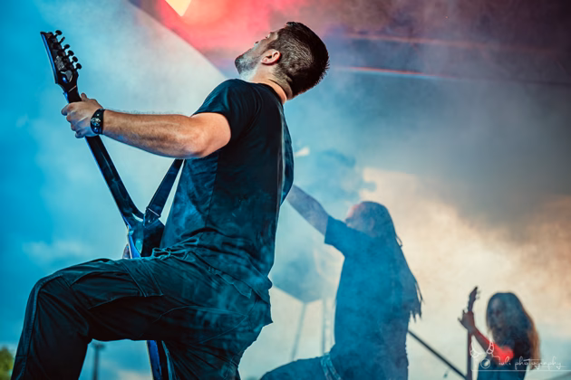 Picture of Angerseed in concert taken by Iuliana Pasca