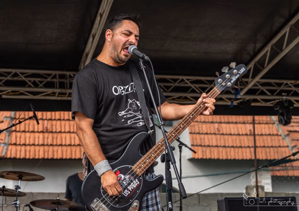 Picture of Los Pogos in concert taken by Iuliana Pasca