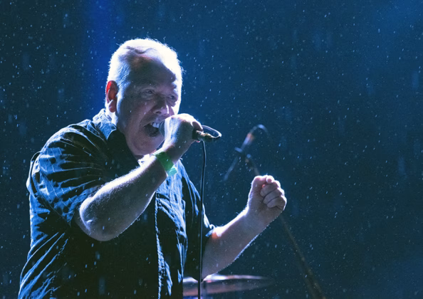 A picture of The Godfathers in concert in Pula taken by David Gasson