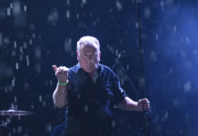 A picture of The Godfathers in concert in Pula taken by David Gasson
