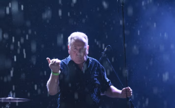 A picture of The Godfathers in concert in Pula taken by David Gasson