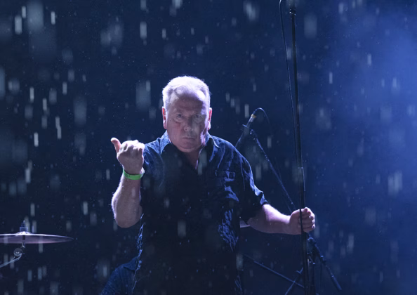 A picture of The Godfathers in concert in Pula taken by David Gasson