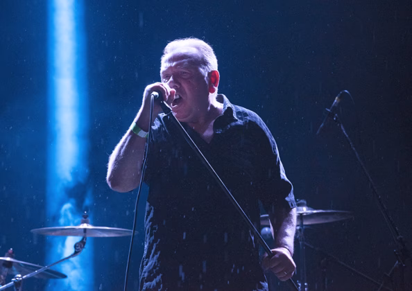 A picture of The Godfathers in concert in Pula taken by David Gasson