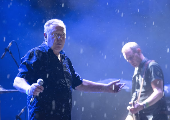 A picture of The Godfathers in concert in Pula taken by David Gasson