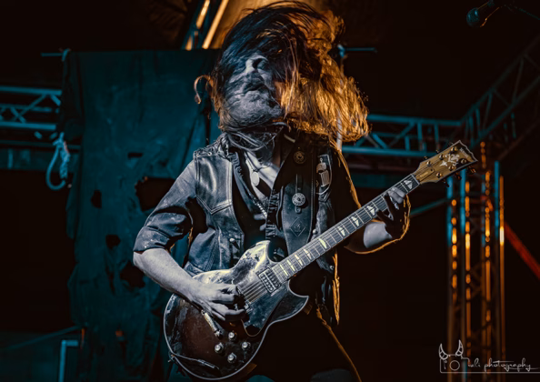 Picture of Ensanguinate in concert taken by Iuliana Pasca