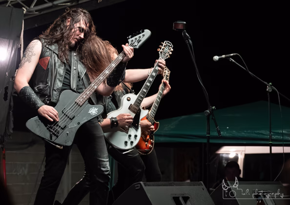 Picture of Ensanguinate in concert taken by Iuliana Pasca
