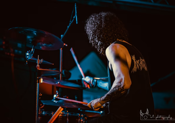 Picture of Burial in concert taken by Iuliana Pasca
