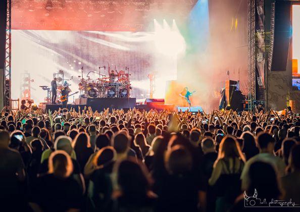 Picture of Dream Theater in concert taken by Iuliana Pasca