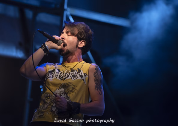 A picture of Deriva in concert taken by David Gasson
