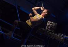 A picture of Deriva in concert taken by David Gasson