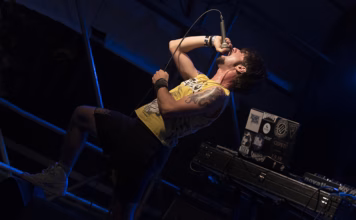 A picture of Deriva in concert taken by David Gasson