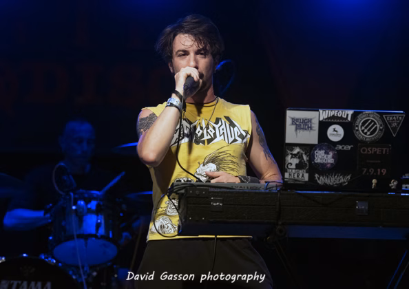 A picture of Deriva in concert taken by David Gasson