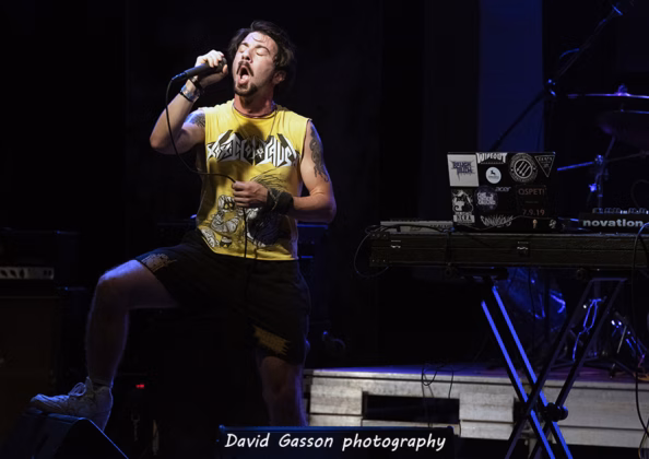 A picture of Deriva in concert taken by David Gasson