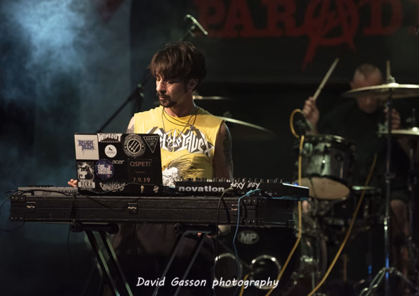 A picture of Deriva in concert taken by David Gasson