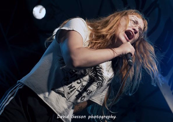 A picture of Plastika in concert taken by David Gasson