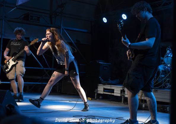 A picture of Plastika in concert taken by David Gasson