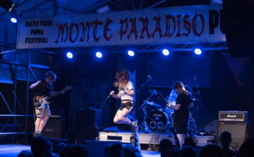 A picture of Plastika in concert taken by David Gasson