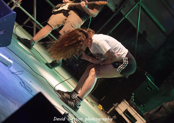 A picture of Plastika in concert taken by David Gasson