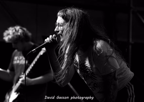 A picture of Plastika in concert taken by David Gasson