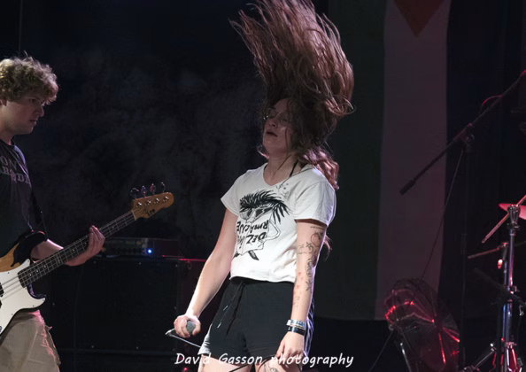 A picture of Plastika in concert taken by David Gasson