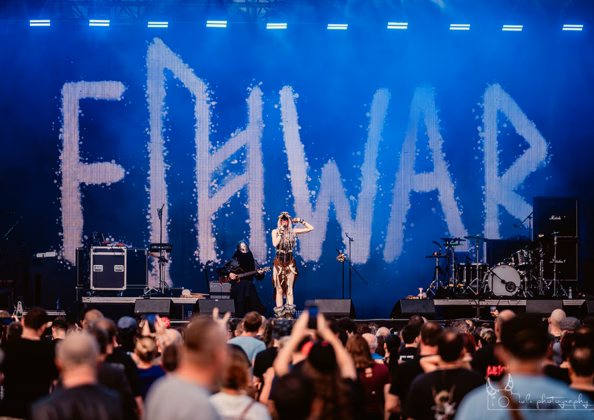 Picture of Eihwar in concert taken by Iuliana Pasca