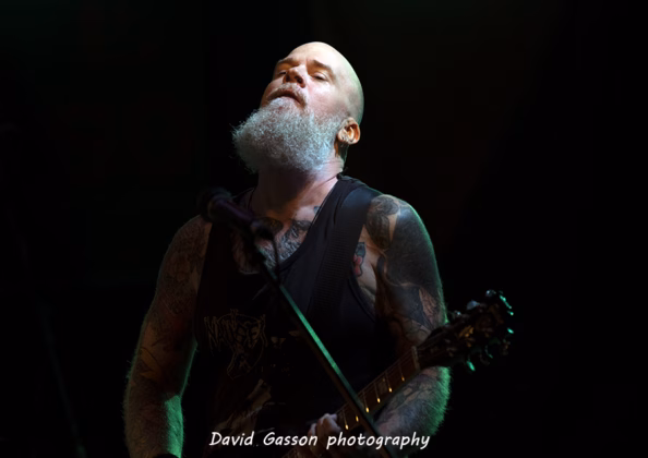 A picture of Śmierć in concert taken by David Gasson
