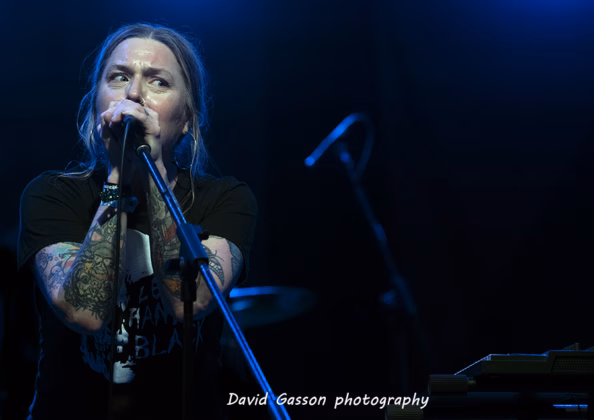 A picture of Śmierć in concert taken by David Gasson