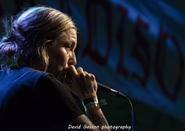 A picture of Śmierć in concert taken by David Gasson