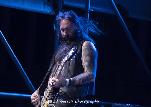 A picture of Total Chaos in concert taken by David Gasson