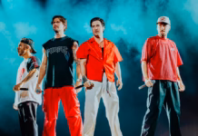 A picture of Big Time Rush in concert taken by Erin Farnsworth