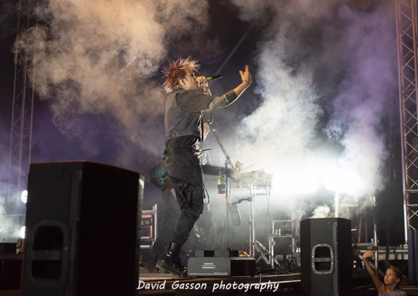 Pictures of Baby Lasagna in concert taken by David Gasson