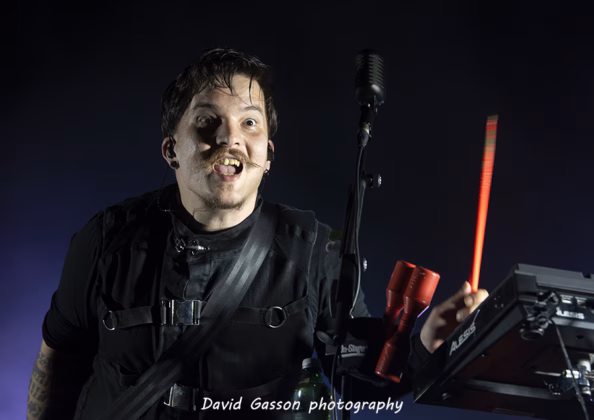 Pictures of Baby Lasagna in concert taken by David Gasson