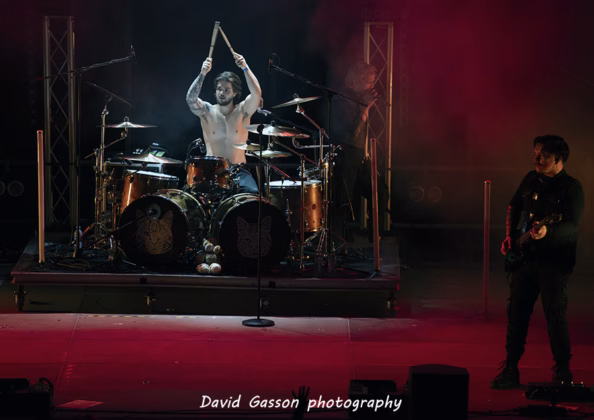 Pictures of Baby Lasagna in concert taken by David Gasson