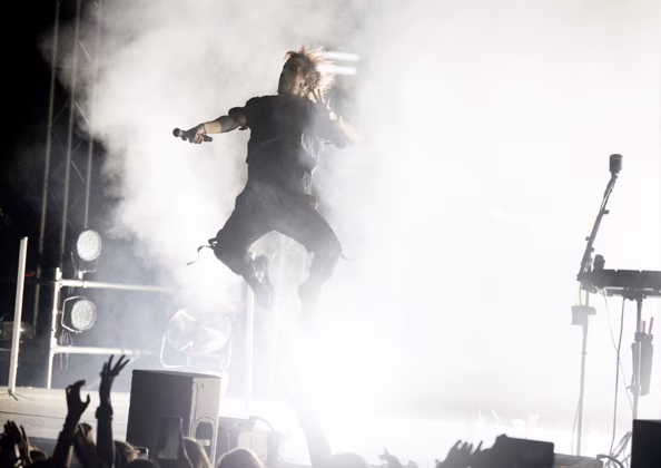 Pictures of Baby Lasagna in concert taken by David Gasson